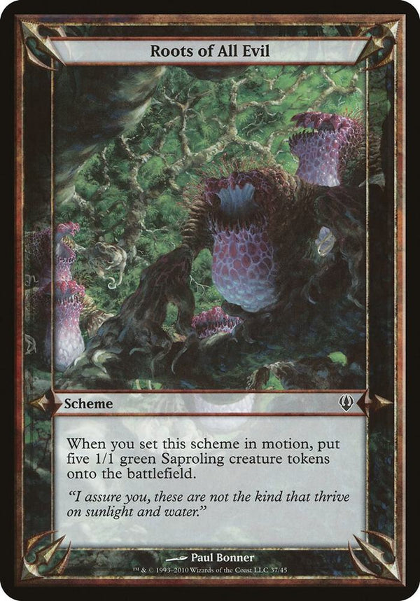 Roots of All Evil (Archenemy) [Oversize Cards]