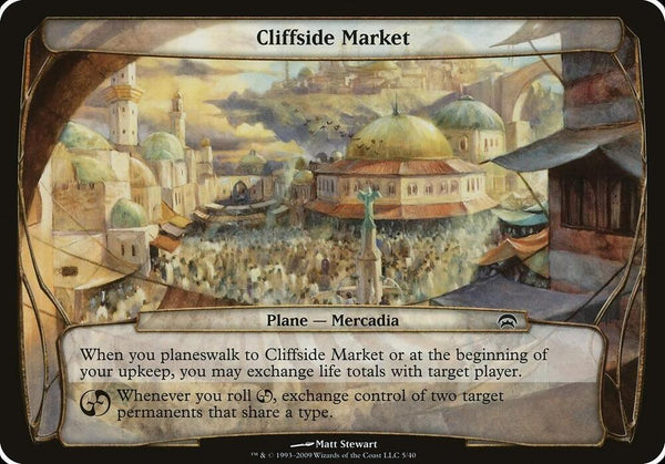 Cliffside Market (Planechase) [Oversize Cards]