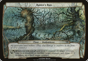 Raven's Run (Planechase) [Oversize Cards]