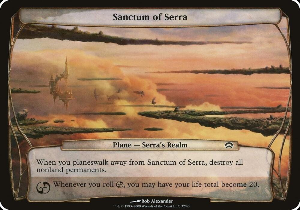 Sanctum of Serra (Planechase) [Oversize Cards]