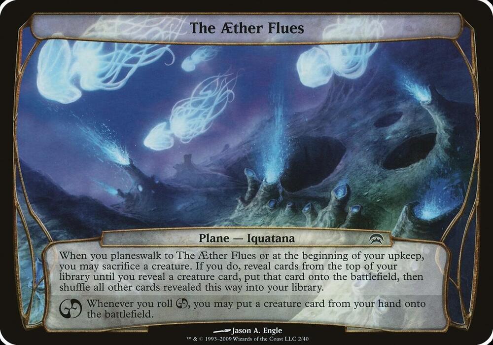The Aether Flues (Planechase) [Oversize Cards]