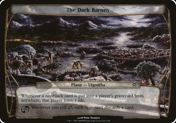 The Dark Barony (Planechase) [Oversize Cards]