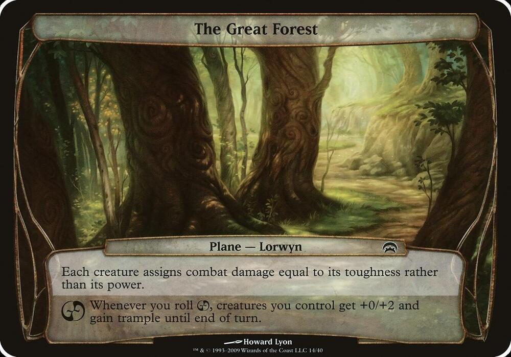 The Great Forest (Planechase) [Oversize Cards]