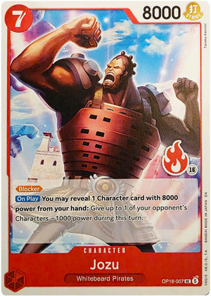 Jozu (Ace Deck) (OP16-007) [Set Sail Deck Set]