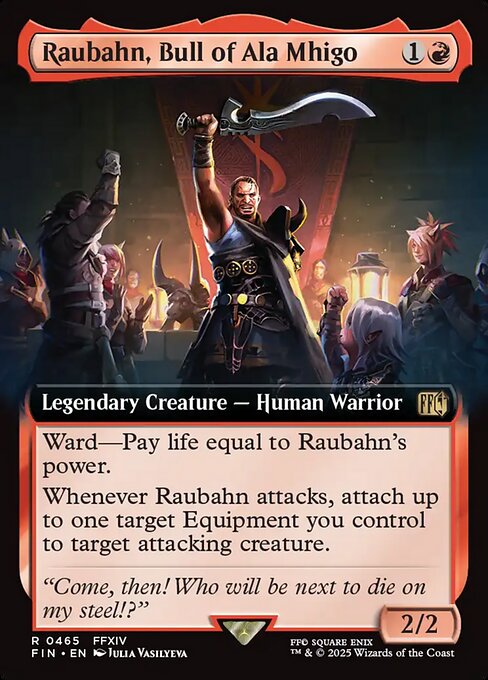 Raubahn, Bull of Ala Mhigo (465) [Final Fantasy]