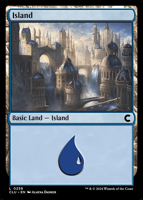 Island (258) [Ravnica: Clue Edition]