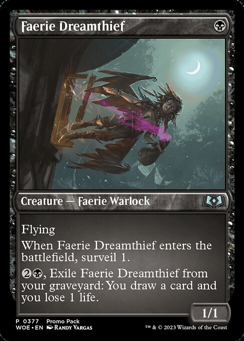 Faerie Dreamthief (377) [Wilds of Eldraine]