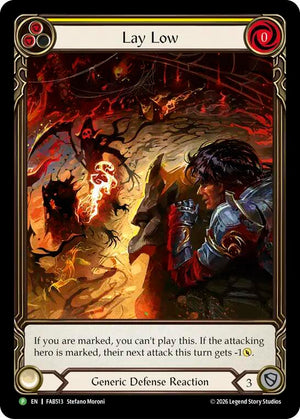Lay Low (Yellow) - FAB513 [Flesh and Blood Promo Cards]
