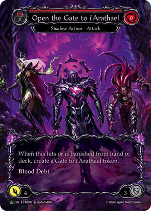 Open the Gate to i'Arathael (Red) (Marvel) - FAB509 [Flesh and Blood Promo Cards]