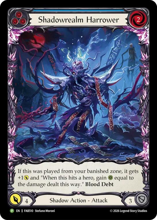 Shadowrealm Harrower (Blue) - FAB510 [Flesh and Blood Promo Cards]