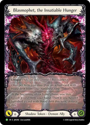 Blasmophet, the Insatiable Hunger - JDG092 [Flesh and Blood Promo Cards]