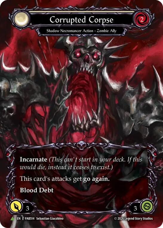 Corrupted Corpse (Marvel) (FAB514) (B) [Flesh and Blood Promo Cards]