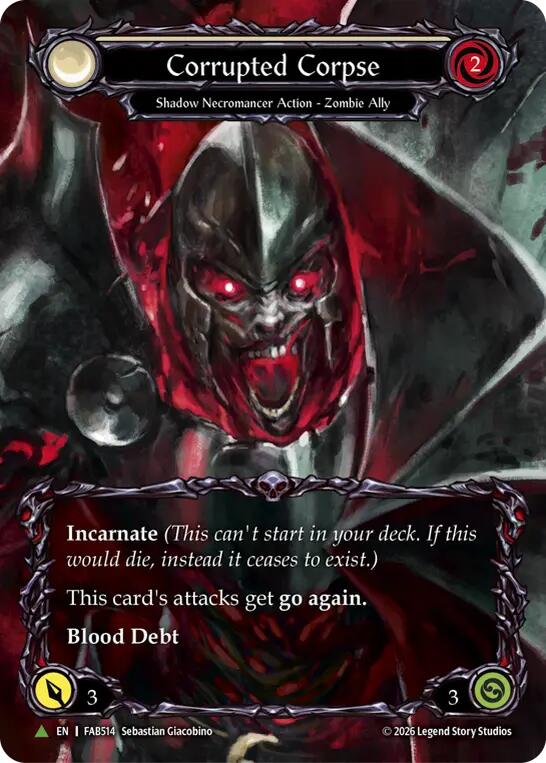 Corrupted Corpse (Marvel) (FAB514) (H) [Flesh and Blood Promo Cards]