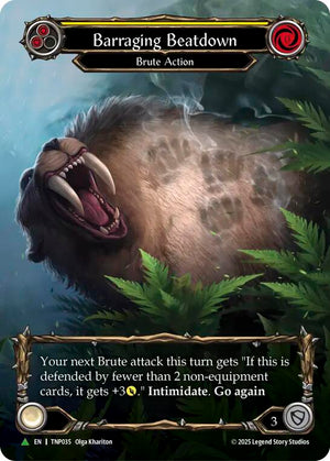 Barraging Beatdown (Marvel) (TNP035) [Flesh and Blood Promo Cards]