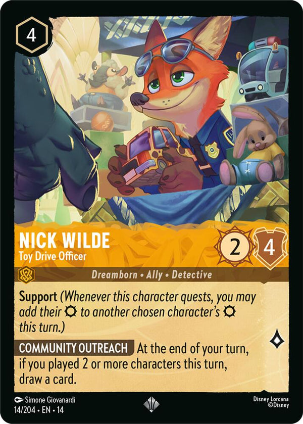 Nick Wilde - Toy Drive Officer (14/204) [Hyperia City]