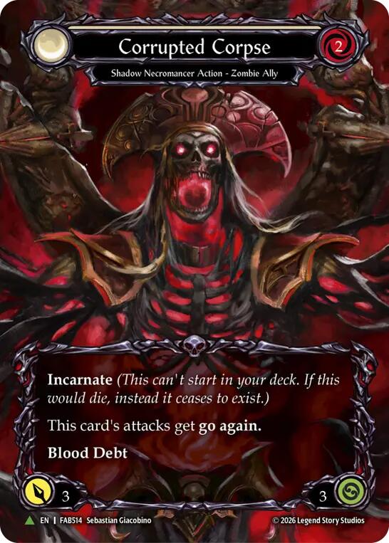 Corrupted Corpse (Marvel) (FAB514) (A) [Flesh and Blood Promo Cards]