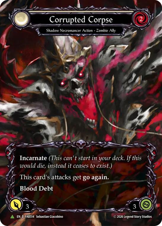 Corrupted Corpse (Marvel) (FAB514) (D) [Flesh and Blood Promo Cards]