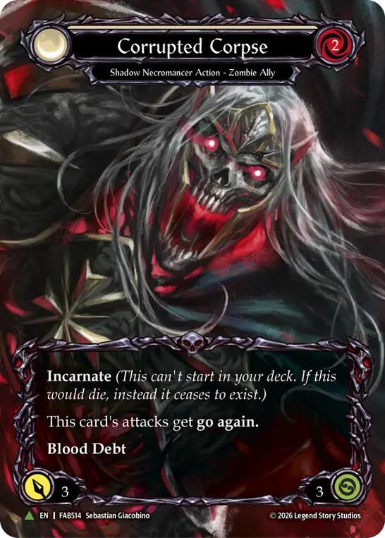 Corrupted Corpse (Marvel) (FAB514) (J) [Flesh and Blood Promo Cards]