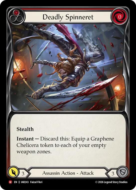 Deadly Spinneret (IAR243) [Usurp the Shadow Throne]