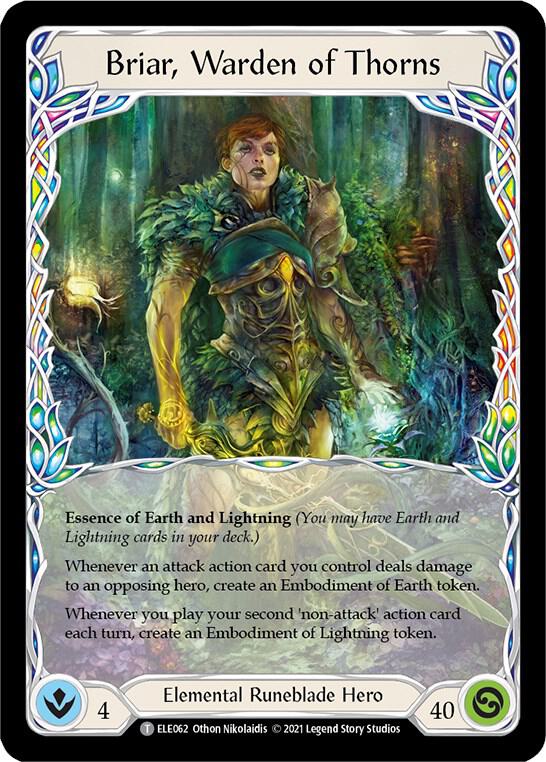 Briar, Warden of Thorns // Briar (ELE062 // ELE063) [Tales of Aria]
