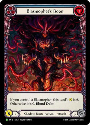 Blasmophet's Boon - FAB521 [Flesh and Blood Promo Cards]