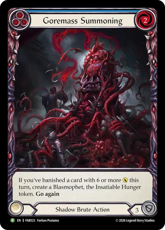 Goremass Summoning - FAB523 [Flesh and Blood Promo Cards]