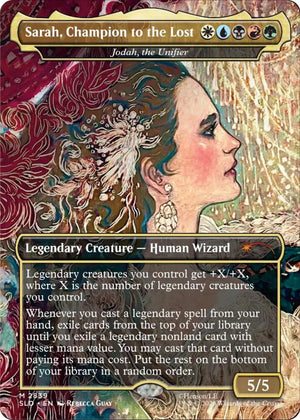Sarah, Champion to the Lost - Jodah, the Unifier (2839) [Secret Lair Drop]