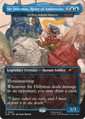 Sir Didymus, Rider of Ambrosius - Lu Xun, Scholar General (2840) [Secret Lair Drop]
