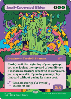 Leaf-Crowned Elder (2764) [Secret Lair Drop]