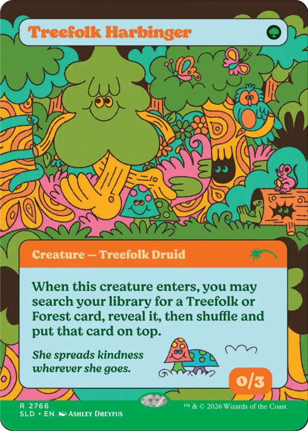 Treefolk Harbinger (2766) [Secret Lair Drop]