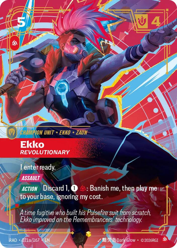 Ekko, Revolutionary (Alternate Art) (021a/167) [Radiance]