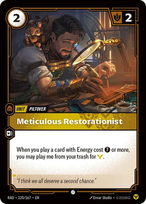 Meticulous Restorationist (120/167) [Radiance]