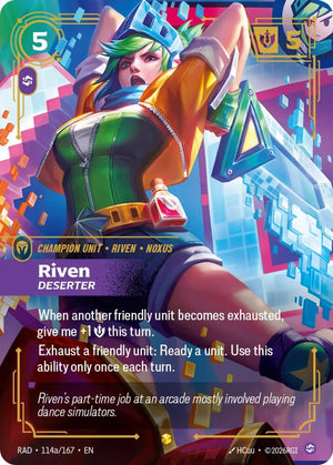 Riven, Deserter (Alternate Art) (114a/167) [Radiance]