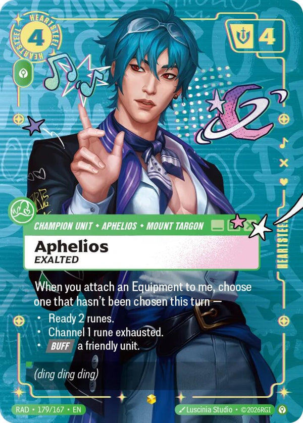 Aphelios, Exalted (Heartsteel Overnumbered) (179/167) [Radiance]