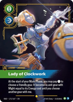 Orianna, Lady of Clockwork (Overnumbered) (171/167) [Radiance]