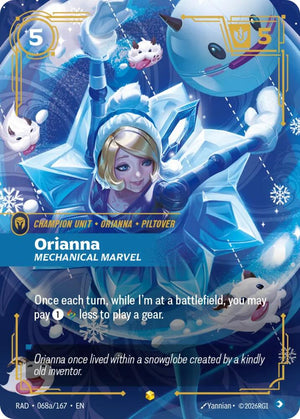 Orianna, Mechanical Marvel (Alternate Art) (068a/167) [Radiance]