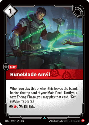 Runeblade Anvil (012/167) [Radiance]