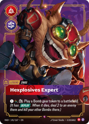 Ziggs, Hexplosives Expert (141/167) [Radiance]