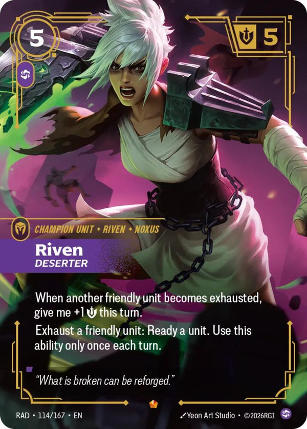 Riven, Deserter (114/167) [Radiance]
