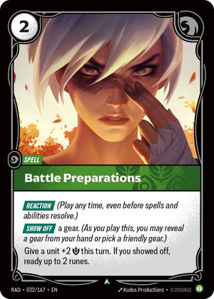 Battle Preparations (032/167) [Radiance]
