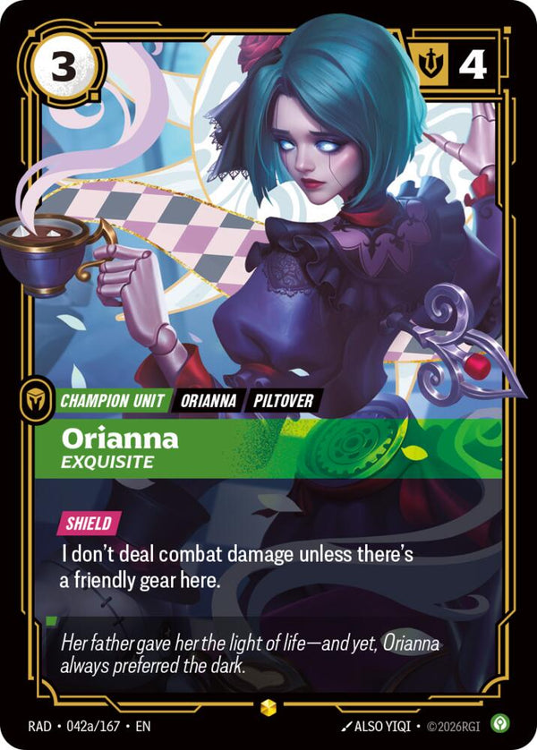 Orianna, Exquisite (Alternate Art) (042a/167) [Radiance]