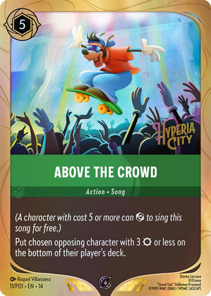 Above the Crowd (11) [Disney Lorcana Promo Cards]