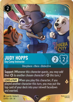 Judy Hopps - Day Camp Instructor (13) [Disney Lorcana Promo Cards]