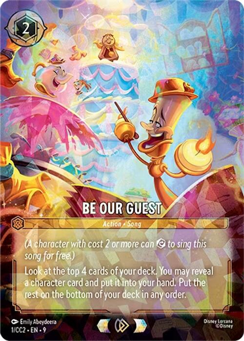 Be Our Guest (1) [Disney Lorcana Promo Cards]