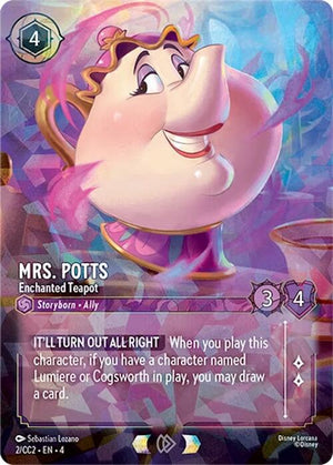 Mrs. Potts - Enchanted Teapot (2) [Disney Lorcana Promo Cards]