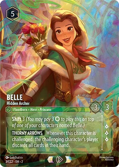 Belle - Hidden Archer (3) [Disney Lorcana Promo Cards]