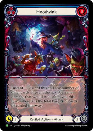 Hoodwink - JDG091 [Flesh and Blood Promo Cards]