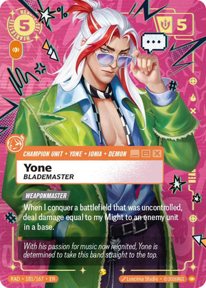 Yone, Blademaster (Heartsteel Overnumbered) (181/167) [Radiance]