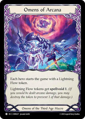 Omens of Arcana // Lightning Flow (OMN227 // OMN203) [Omens of the Third Age]