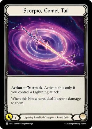 Scorpio, Comet Tail // Oscilio, Scion Of The Third Age (OMN049 // OMN095) [Omens of the Third Age]